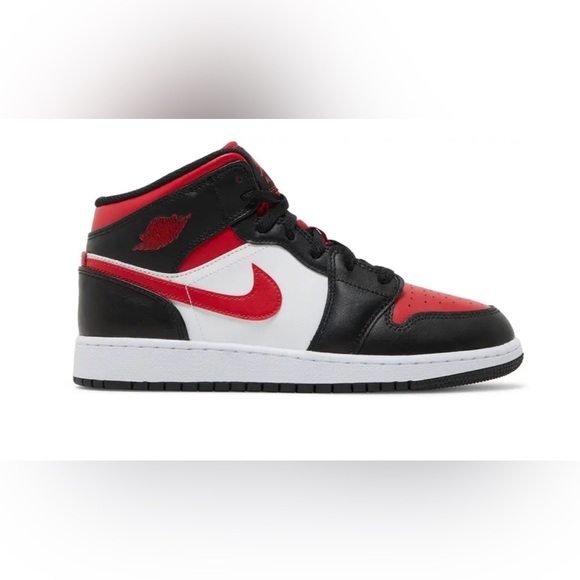 Jordan Other - Air Jordan Red and Black High-Top Sneakers size 4Y